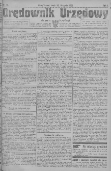 Orędownik Urzędowy dla powiatu Nowy-Tomyśl 1921.11.30 R.1 Nr18