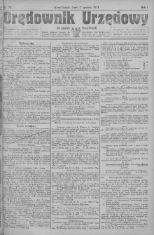 Orędownik Urzędowy dla powiatu Nowy-Tomyśl 1921.12.07 R.1 Nr20
