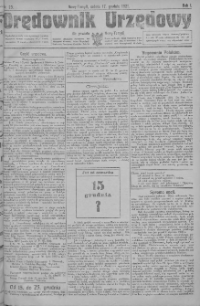 Orędownik Urzędowy dla powiatu Nowy-Tomyśl 1921.12.17 R.1 Nr23