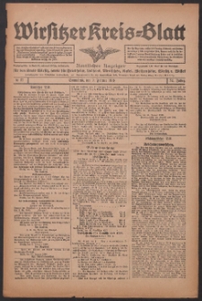 Wirsitzer Kreis-Blatt: Amtlicher Anzeiger für den Kreis Wirsitz 1918.02.09 Jg.74 Nr17