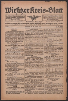 Wirsitzer Kreis-Blatt: Amtlicher Anzeiger für den Kreis Wirsitz 1918.02.16 Jg.74 Nr20