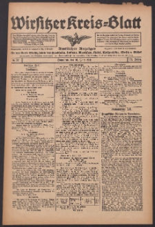 Wirsitzer Kreis-Blatt: Amtlicher Anzeiger für den Kreis Wirsitz 1918.03.16 Jg.74 Nr32
