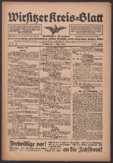 Wirsitzer Kreis-Blatt: Amtlicher Anzeiger für den Kreis Wirsitz 1918.04.09 Jg.74 Nr41