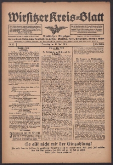 Wirsitzer Kreis-Blatt: Amtlicher Anzeiger für den Kreis Wirsitz 1918.04.11 Jg.74 Nr42