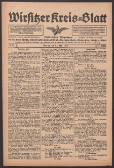 Wirsitzer Kreis-Blatt: Amtlicher Anzeiger für den Kreis Wirsitz 1918.04.30 Jg.74 Nr50