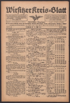 Wirsitzer Kreis-Blatt: Amtlicher Anzeiger für den Kreis Wirsitz 1918.05.18 Jg.74 Nr58