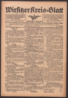 Wirsitzer Kreis-Blatt: Amtlicher Anzeiger für den Kreis Wirsitz 1918.05.23 Jg.74 Nr59
