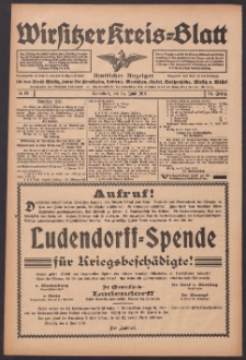 Wirsitzer Kreis-Blatt: Amtlicher Anzeiger für den Kreis Wirsitz 1918.06.15 Jg.74 Nr69