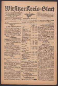 Wirsitzer Kreis-Blatt: Amtlicher Anzeiger für den Kreis Wirsitz 1918.07.20 Jg.74 Nr84