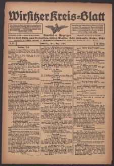 Wirsitzer Kreis-Blatt: Amtlicher Anzeiger für den Kreis Wirsitz 1918.08.01 Jg.74 Nr89
