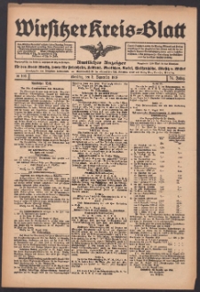 Wirsitzer Kreis-Blatt: Amtlicher Anzeiger für den Kreis Wirsitz 1918.09.03 Jg.74 Nr103