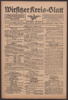 Wirsitzer Kreis-Blatt: Amtlicher Anzeiger für den Kreis Wirsitz 1918.09.24 Jg.74 Nr112