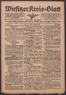 Wirsitzer Kreis-Blatt: Amtlicher Anzeiger für den Kreis Wirsitz 1918.10.22 Jg.74 Nr124