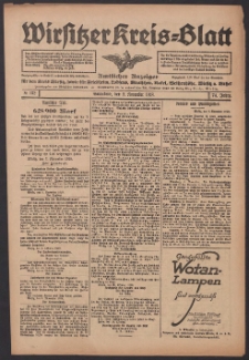 Wirsitzer Kreis-Blatt: Amtlicher Anzeiger für den Kreis Wirsitz 1918.11.09 Jg.74 Nr132