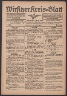 Wirsitzer Kreis-Blatt: Amtlicher Anzeiger für den Kreis Wirsitz 1918.11.16 Jg.74 Nr135
