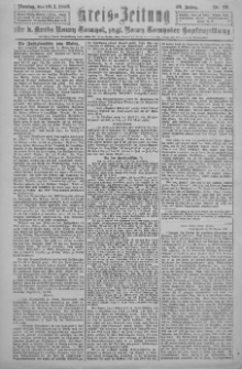 Kreis-Zeitung f&uuml;r d. Kreis Nowy-Tomysl: zugl. Nowy-Tomysler Hopfenzeitung 1923.01.29 Jg.48 Nr12