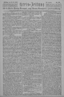 Kreis-Zeitung f&uuml;r d. Kreis Nowy-Tomysl: zugl. Nowy-Tomysler Hopfenzeitung 1923.06.15 Jg.48 Nr68