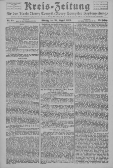 Kreis-Zeitung f&uuml;r d. Kreis Nowy-Tomysl: zugl. Nowy-Tomysler Hopfenzeitung 1923.08.20 Jg.48 Nr95