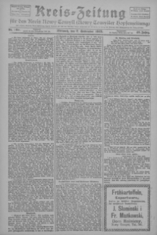 Kreis-Zeitung f&uuml;r d. Kreis Nowy-Tomysl: zugl. Nowy-Tomysler Hopfenzeitung 1923.09.07 Jg.48 Nr103