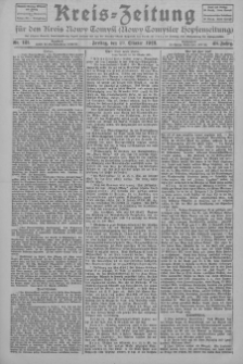 Kreis-Zeitung f&uuml;r d. Kreis Nowy-Tomysl: zugl. Nowy-Tomysler Hopfenzeitung 1923.10.19 Jg.48 Nr121
