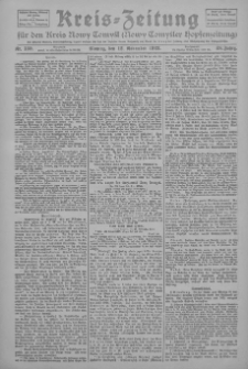 Kreis-Zeitung f&uuml;r d. Kreis Nowy-Tomysl: zugl. Nowy-Tomysler Hopfenzeitung 1923.11.12 Jg.48 Nr130