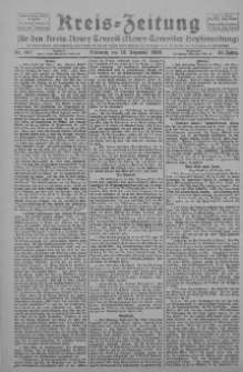 Kreis-Zeitung f&uuml;r d. Kreis Nowy-Tomysl: zugl. Nowy-Tomysler Hopfenzeitung 1923.12.12 Jg.48 Nr142