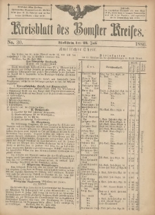 Kreisblatt des Bomster Kreises 1886.07.23 No.30