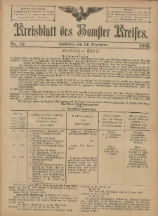 Kreisblatt des Bomster Kreises 1886.12.24 No.52