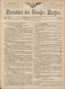 Kreisblatt des Bomster Kreises 1884.10.10 No.41