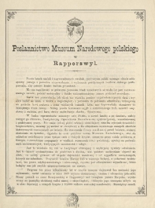 Posłannictwo Muzeum Narodowego polskiego w Rapperwyl