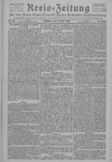 Kreis-Zeitung für d. Kreis Nowy-Tomysl: zugl. Nowy-Tomysler Hopfenzeitung 1924.04.02 Jg.49 Nr40