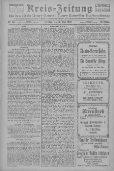 Kreis-Zeitung für d. Kreis Nowy-Tomysl: zugl. Nowy-Tomysler Hopfenzeitung 1924.05.30 Jg.49 Nr64