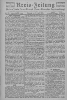 Kreis-Zeitung für d. Kreis Nowy-Tomysl: zugl. Nowy-Tomysler Hopfenzeitung 1924.07.30 Jg.49 Nr89