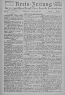 Kreis-Zeitung für d. Kreis Nowy-Tomysl: zugl. Nowy-Tomysler Hopfenzeitung 1924.08.16 Jg.49 Nr96