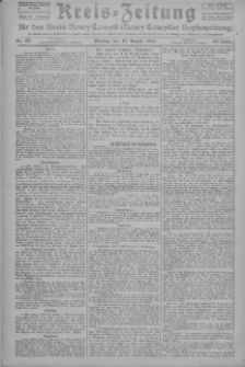Kreis-Zeitung f&uuml;r d. Kreis Nowy-Tomysl: zugl. Nowy-Tomysler Hopfenzeitung 1924.08.18 Jg.49 Nr97