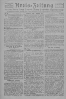 Kreis-Zeitung f&uuml;r d. Kreis Nowy-Tomysl: zugl. Nowy-Tomysler Hopfenzeitung 1924.10.08 Jg.49 Nr119