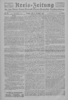 Kreis-Zeitung für d. Kreis Nowy-Tomysl: zugl. Nowy-Tomysler Hopfenzeitung 1924.11.24 Jg.49 Nr138