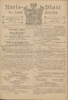 Kreis-Blatt des Kreises Posen-West 1902.02.20 Jg.14 Nr8