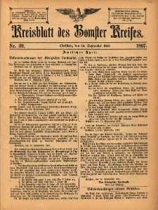 Kreisblatt des Bomster Kreises 1897.09.24 No.39