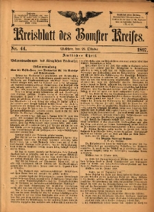 Kreisblatt des Bomster Kreises 1897.10.29 No.44