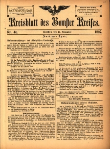 Kreisblatt des Bomster Kreises 1897.11.12 No.46