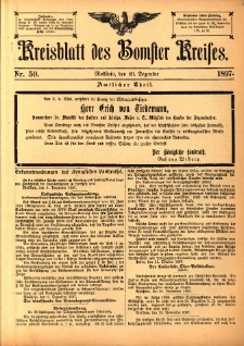 Kreisblatt des Bomster Kreises 1897.12.10 No.50