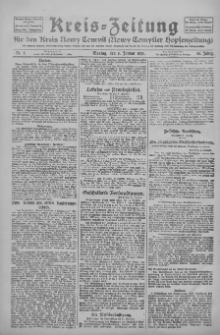 Kreis-Zeitung für d. Kreis Nowy-Tomysl: zugl. Nowy-Tomysler Hopfenzeitung 1925.01.05 Jg.50 Nr2