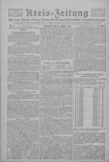 Kreis-Zeitung für d. Kreis Nowy-Tomysl: zugl. Nowy-Tomysler Hopfenzeitung 1925.01.14 Jg.50 Nr6