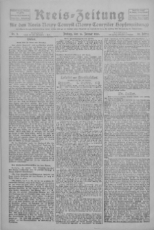 Kreis-Zeitung für d. Kreis Nowy-Tomysl: zugl. Nowy-Tomysler Hopfenzeitung 1925.01.16 Jg.50 Nr7