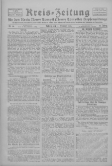 Kreis-Zeitung für d. Kreis Nowy-Tomysl: zugl. Nowy-Tomysler Hopfenzeitung 1925.02.06 Jg.50 Nr16