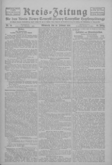 Kreis-Zeitung für d. Kreis Nowy-Tomysl: zugl. Nowy-Tomysler Hopfenzeitung 1925.02.25 Jg.50 Nr24
