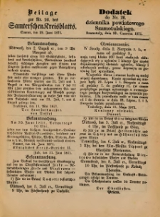 Beilage zur Nr.26 des Samterchen Kreisblatts = Dodatek do Nr.26 dziennika powiatowego Szamotulskiego 1871.06.29 R.[17]