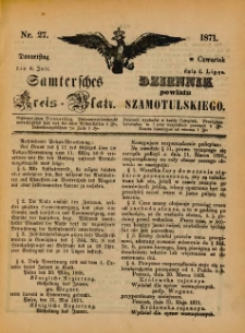 Samtersches Kreis-Blatt = Dziennik Powiatu Szamotulskiego 1871.07.06 Jg.[17] Nr27