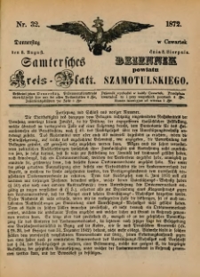 Samtersches Kreis-Blatt = Dziennik Powiatu Szamotulskiego 1872.08.08 Jg.[18] Nr32